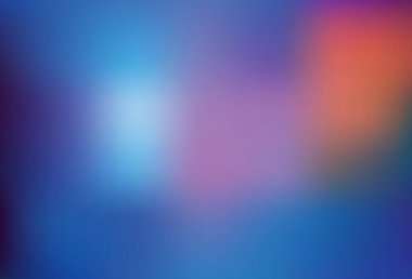 Açık mavi, kırmızı vektör bulanık şablon. Görüntü stili ve gradyanı olan yeni renkli çizimler. Bir cep telefonu için arka plan.