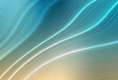 Açık mavi, sarı vektör bulanık parlak soyut şablon. Görüntü tarzında tamamen yeni bir renkli çizim. İşiniz için yeni tasarım.