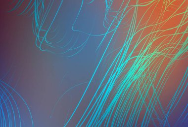 Açık mavi, kırmızı vektör soyut bulanık arkaplan. Renkli soyut çizimler ve gradyan. Marka kitabınız için yeni biçim tasarımı.