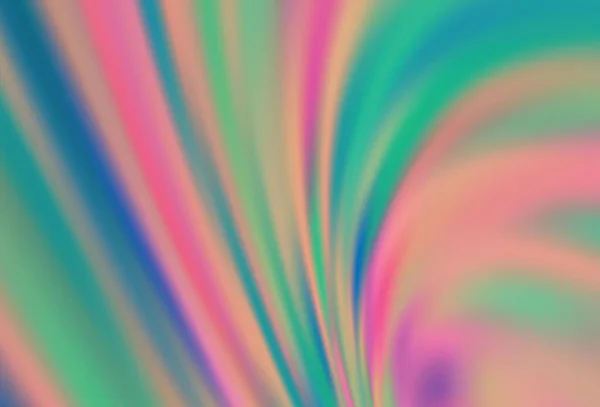 Fond Abstrait Brillant Vecteur Vert Clair Illustration Colorée Brillante Dans — Image vectorielle