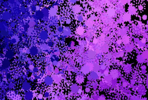 Dark Purple Textura Vetorial Rosa Com Formas Abstratas Ilustração Com — Vetor de Stock