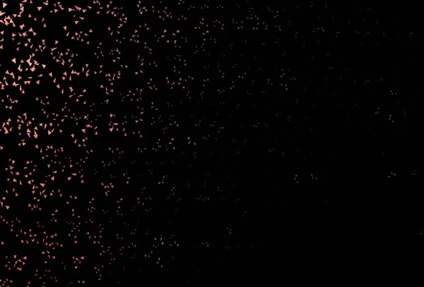 Темно Розовый Красный Векторный Фон Многоугольным Стилем Современная Абстрактная Иллюстрация — стоковый вектор