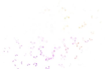 Açık Pembe, daireli kırmızı vektör şablonu. Parlak renkli soyut çemberlerin olduğu bir resim. Poster ve web siteleri için tasarım.