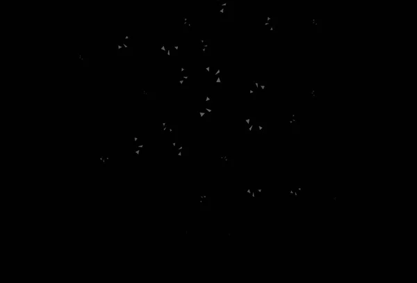 Темний Сірий Векторний Фон Трикутниками Ілюстрація Набором Кольорових Трикутників Кращий — стоковий вектор