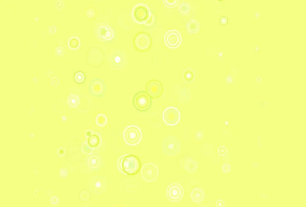 Hellgrüner Gelber Vektorhintergrund Mit Flecken Verschwommenes Dekoratives Design Abstrakten Stil — Stockvektor