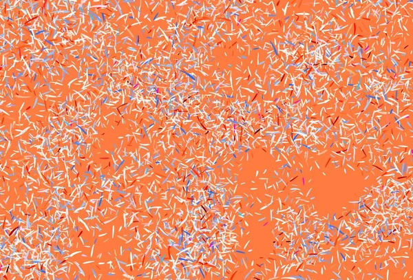 Açık mavi, sarı vektör arkaplan ve düz çizgiler. Bulanık dekoratif tasarım basit bir şekilde çizgilerle. Reklam, kitapçıklar, broşürler için desen.