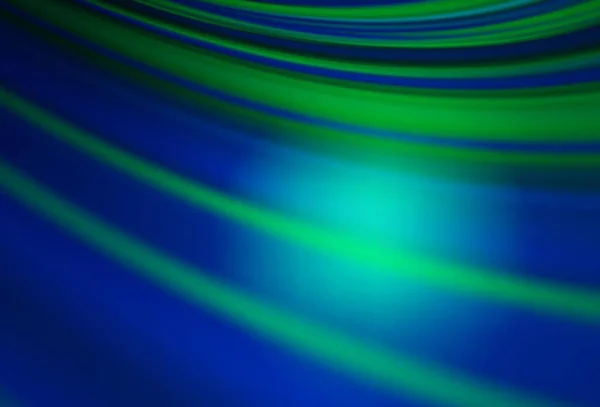 Fond Flou Coloré Vecteur Vert Clair Illustration Colorée Brillante Dans — Image vectorielle