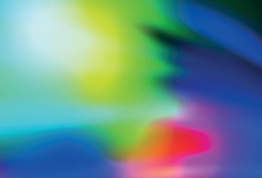 Açık mavi, yeşil vektör bulanık şablon. Görüntü tarzında tamamen yeni bir renkli çizim. Web siteniz için bulanık tasarım.