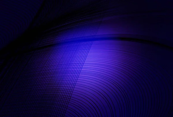 Donkerpaarse Vectorachtergrond Met Wrange Lijnen Schitterende Kleurrijke Illustratie Eenvoudige Curve — Stockvector