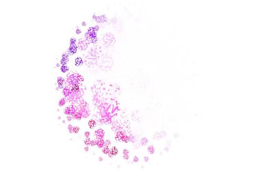 Açık pembe, bükülmüş çizgileri olan sarı vektör dokusu. Alnında çizgiler olan soyut bir çizim. İşiniz için yepyeni bir tasarım..