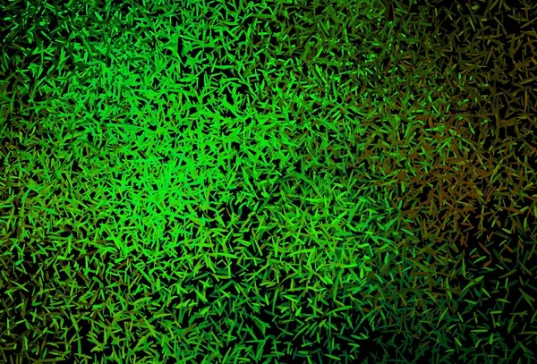 Koyu yeşil, keskin çizgileri olan sarı vektör deseni. Keskin çizgili parlak renkli çizimler. Güzel geçmişiniz için şablon.