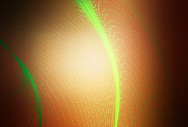 Koyu turuncu çizgili vektör deseni. Çağdaş gradyan soyut çizgileri olan çizimler. Tasarımınız için desen.