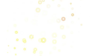 Açık yeşil, küreli kırmızı vektör deseni. Bulanık dekoratif tasarım baloncuklu soyut tarzda. Reklamlar, broşürler için desen.