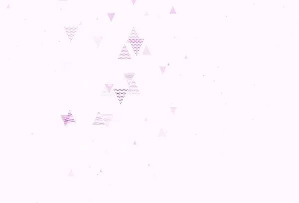Світло Рожевий Векторний Візерунок Багатокутним Стилем Колами Абстрактна Градієнтна Ілюстрація — стоковий вектор