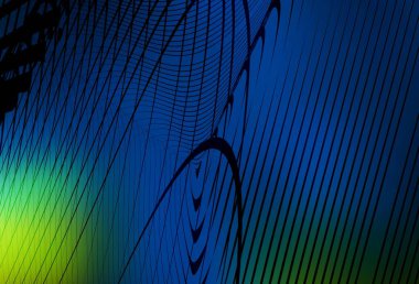 Koyu mavi, yeşil vektör renkli bulanık arkaplan. Renkli soyut çizimler ve gradyan. Marka kitabı için zarif bir arkaplan.