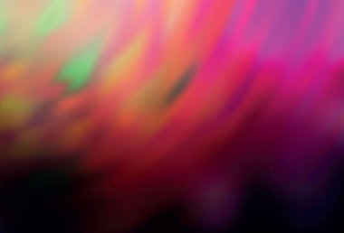 Koyu pembe, sarı vektör parlak deseni bulanıklaştırdı. Eğilimli zarif, parlak bir çizim. İşiniz için en iyi bulanık tasarım..