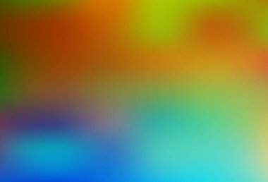 Açık mavi, sarı vektör renkli bulanık arkaplan. Parlak renkli bir illüstrasyon. İş tasarımınız için yeni biçim.