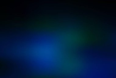 Koyu mavi vektör soyut parlak şablonu bulanıklaştırdı. Görüntü stili ve gradyanı olan yeni renkli çizimler. Marka kitabı için zarif bir arkaplan.