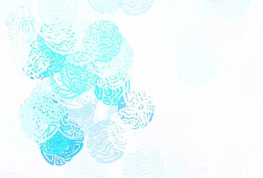 Memphis şekilli Light Multicolor vektör arkaplanı. Soyut tarzda rengarenk gradyan şekilleri olan bir resim. Web siteniz için basit tasarım.