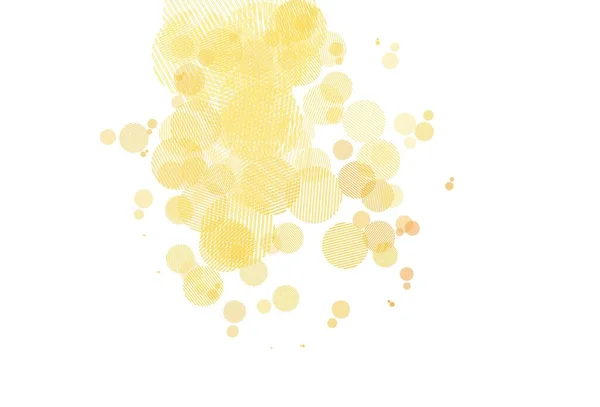 Padrão Vetorial Amarelo Claro Com Esferas Bela Ilustração Colorida Com —  Vetores de Stock