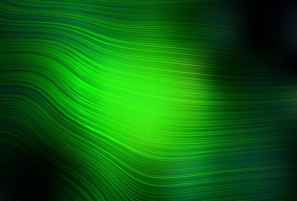 Modèle Lumineux Abstrait Vecteur Vert Foncé Illustration Abstraite Colorée Avec — Image vectorielle