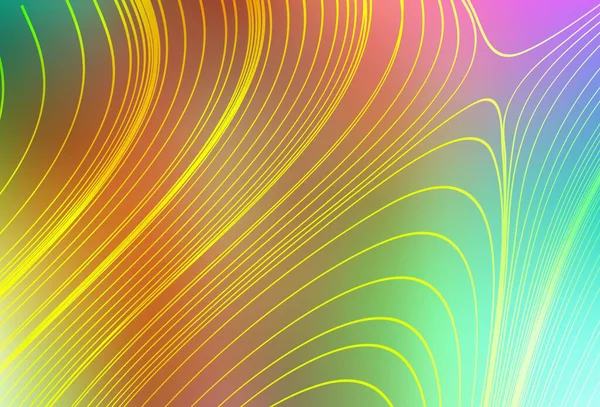 Licht Multicolor Vektor Verschwommen Glanz Abstrakte Vorlage Abstrakte Farbenfrohe Illustration — Stockvektor