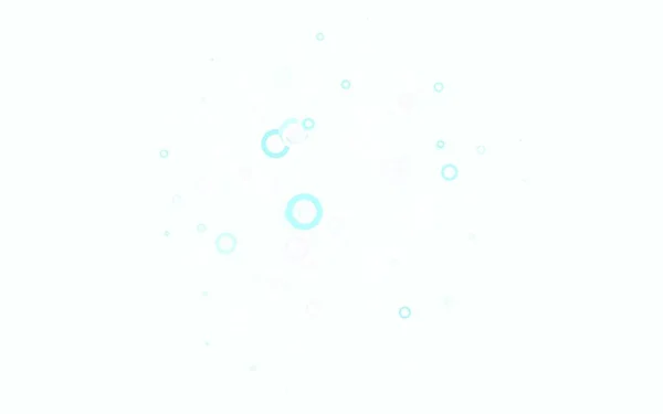 Heller Blauer Vektorhintergrund Mit Blasen Schöne Farbige Illustration Mit Verschwommenen — Stockvektor