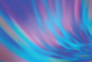 Açık Pembe, mavi vektör soyut parlak şablonu bulanıklaştırdı. Parlak renkli bir illüstrasyon. Web siteniz için bulanık tasarım.