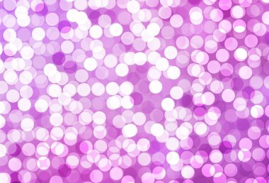 Dairesel açık pembe vektör şablonu. Bulanık yağmur damlaları olan soyut bir çizim. Poster ve web siteleri için tasarım.