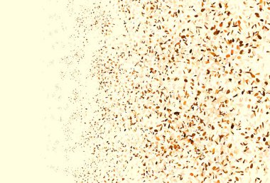 Hafif Turuncu vektör çizimi. Bulanık arkaplanda, gradyanı olan yapraklar. Duvar kağıdı tasarımınız için yeni bir doku.