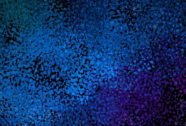 Koyu pembe, soyut şekilli mavi vektör arkaplan. Rastgele şekillerle soyut tarzda dekoratif tasarım. Kartvizitiniz için modern tasarım.