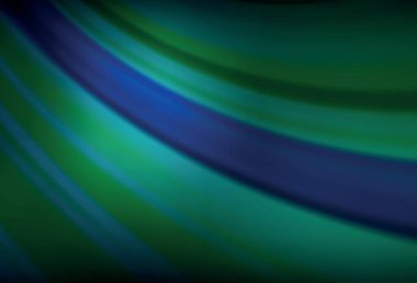 Koyu mavi, yeşil vektör bulanık arkaplan. Yaratıcı illüstrasyon, yarım tonlu ve eğimli. Bir cep telefonu için arka plan.