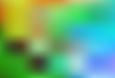 Açık mavi, sarı vektör bulanık desen. Gradyan ile modern soyut çizim. İş tasarımınız için yeni biçim.