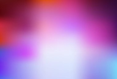 Açık mavi, kırmızı vektör bulanık şablon. Görüntü stili ve gradyanı olan yeni renkli çizimler. Web siteniz için bulanık tasarım.