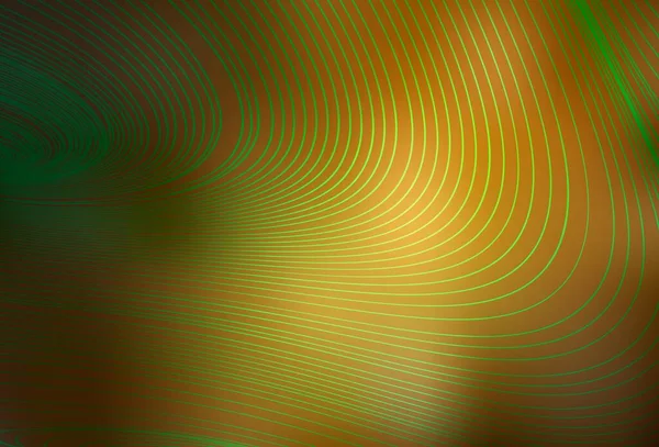 ダークオレンジのベクトルパターン 曲線で構成された輝くイラスト あなたのウェブサイトの抽象的なデザイン — ストックベクタ