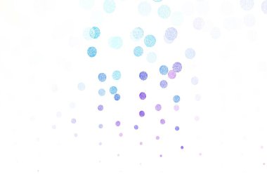 Dairesel ışık çokrenkli vektör şablonu. Doğa tarzında renkli baloncuklu soyut illüstrasyon. Marka kitabınız için yeni şablon.