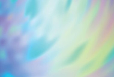 Açık mavi, yeşil vektör soyut bulanık yerleşim. Soyut renkli gradyan çizimi. İş tasarımınız için yeni biçim.