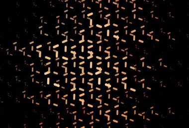 Parlak çizgili koyu turuncu vektör arka planı. Çizgilerle modern geometrik soyut çizim. Reklamınız, posteriniz, afişiniz için en iyi tasarım.