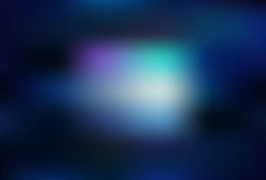 Koyu mavi uzay yıldızlı vektör şablonu. Bulanık dekoratif tasarım galaksi yıldızlarıyla basit bir stilde. İş ilanınız için akıllı tasarım.