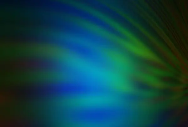 Bleu Foncé Vert Vecteur Abstrait Mise Page Floue Illustration Colorée — Image vectorielle