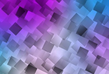 Açık Pembe, mavi vektör düzeni çizgiler, dikdörtgenler. Renkli dikdörtgenleri olan bir resim. Şablon bir arkaplan olarak kullanılabilir.