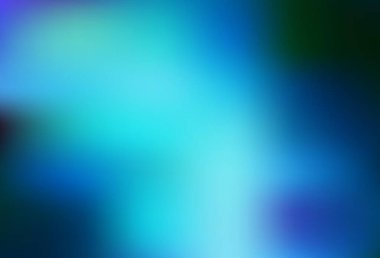 Koyu mavi vektör soyut düzeni. Gradyan tasarımlı, soyut, ışıltılı çizimler. Marka kitabınız için yeni biçim tasarımı.