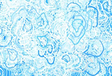 Soyut şekilli hafif BLUE vektör arkaplanı. Soyut gradyan şekilli basit renkli çizimler. Bir cep telefonu için arka plan.