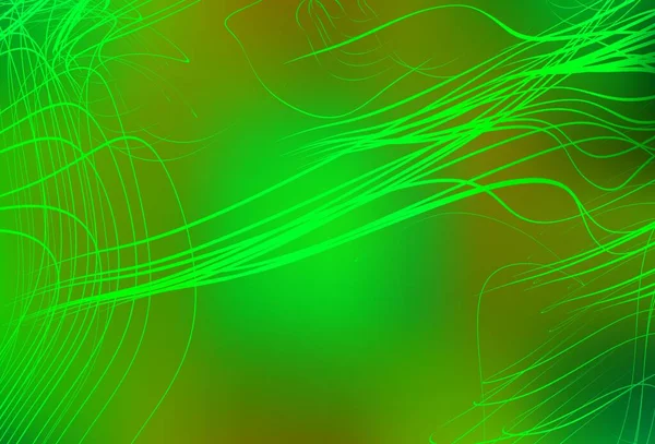 Verde Claro Vector Amarillo Difuminado Patrón Brillante Ilustración Abstracta Colorida — Vector de stock