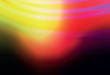 Koyu pembe, sarı vektör bulanık ve renkli desen. Görüntü stili ve gradyanı olan yeni renkli çizimler. Bir cep telefonu için arka plan.