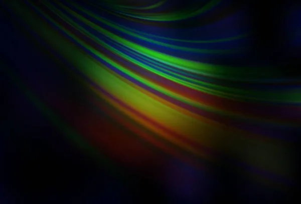 Bleu Foncé Vert Vecteur Flou Texture Lumineuse Illustration Abstraite Colorée — Image vectorielle