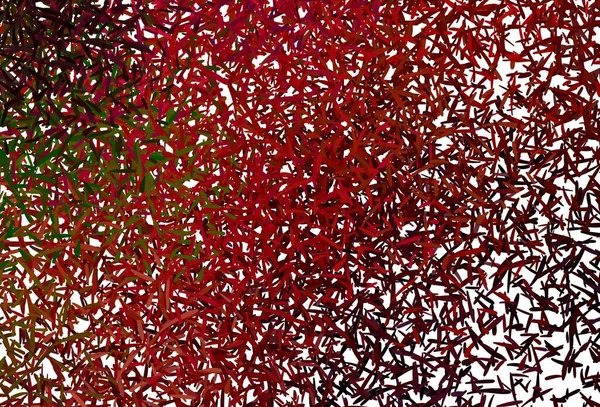Donkergroen Rood Vectorsjabloon Met Herhaalde Stokken Glitter Abstracte Illustratie Met — Stockvector