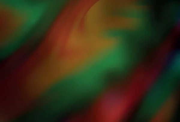 Dunkelgrüner Gelber Vektor Glänzend Abstrakter Hintergrund Abstrakte Farbenfrohe Illustration Mit — Stockvektor
