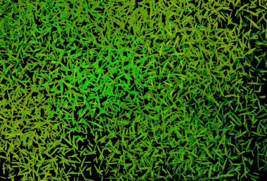 Koyu yeşil, tekrarlanan çubuklu sarı vektör şablonu. Bulanık dekoratif tasarım basit bir şekilde çizgilerle. İş ilanınız için akıllı tasarım.