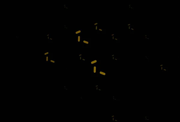 Diseño Vectorial Amarillo Oscuro Con Líneas Planas Ilustración Abstracta Geométrica — Vector de stock